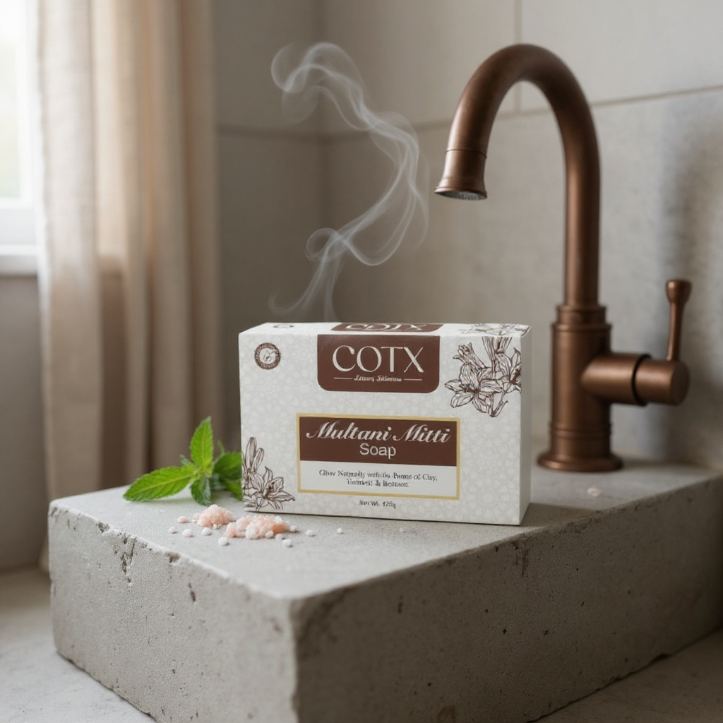 COTX Multani Mitti Soap 125g – Deep Cleansing & Brightening Natural Soap