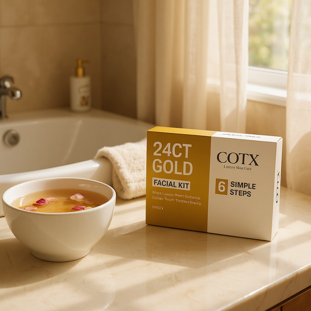 COTX 24K Gold Facial Kit – Ayurvedic Radiance for Glowing, Youthful Skin