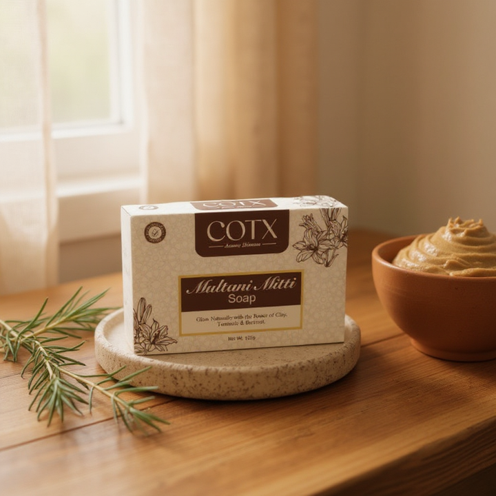COTX Multani Mitti Soap 125g – Deep Cleansing & Brightening Natural Soap