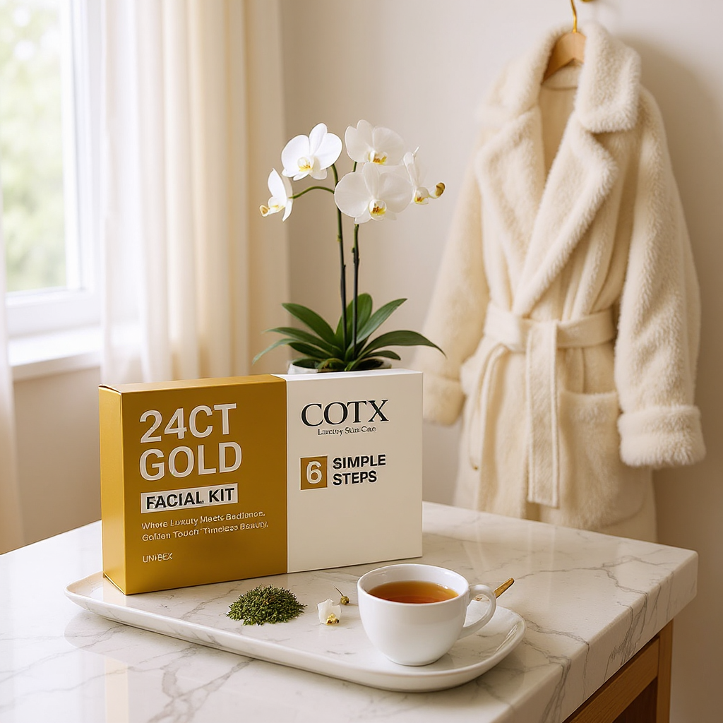 COTX 24K Gold Facial Kit – Ayurvedic Radiance for Glowing, Youthful Skin