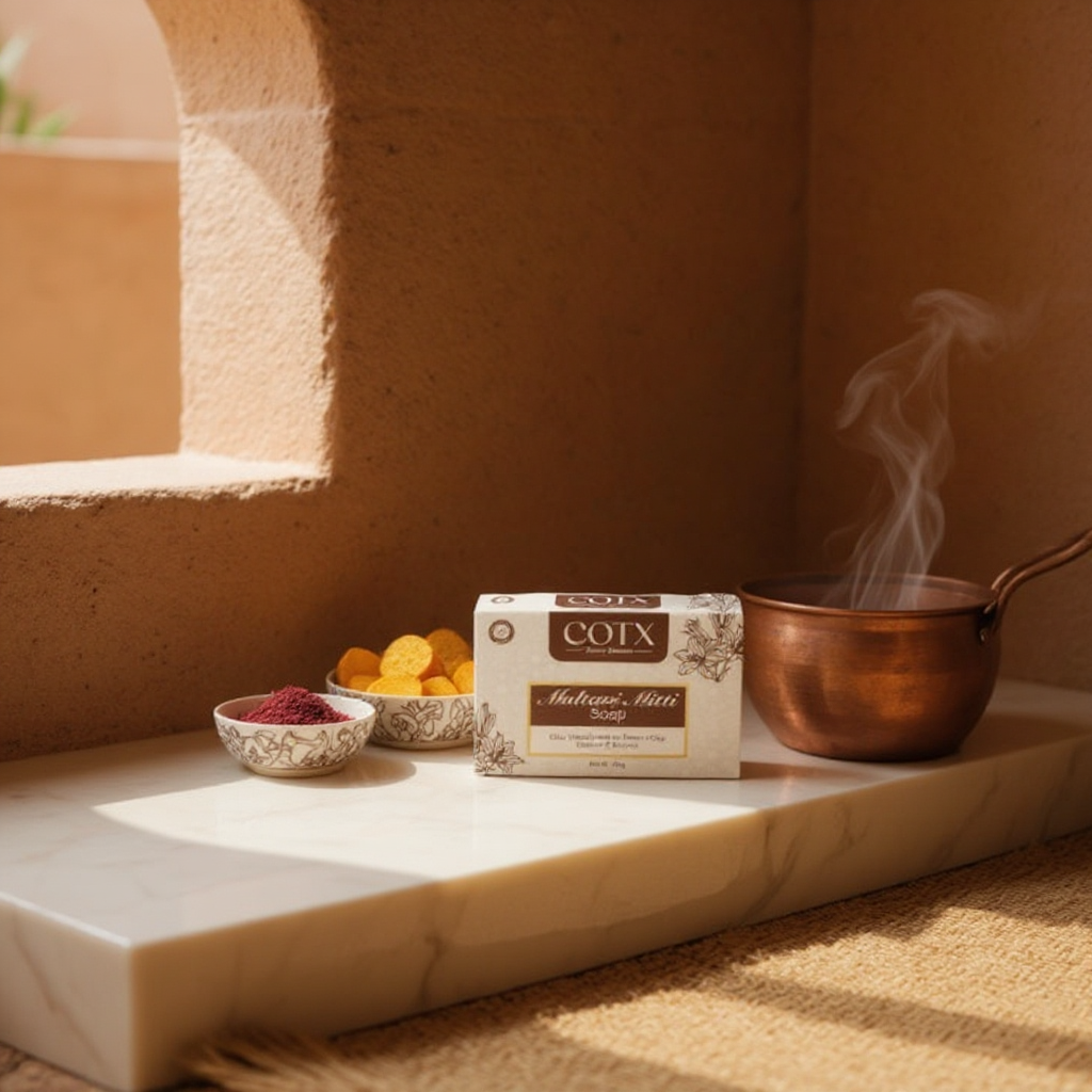 COTX Multani Mitti Soap 125g – Deep Cleansing & Brightening Natural Soap